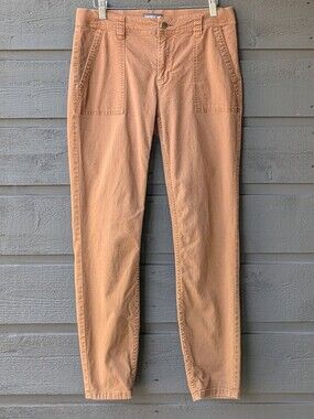 Toad&Co Earthworks Ankle Pant Tan Size 8 Organic Cotton Tencel